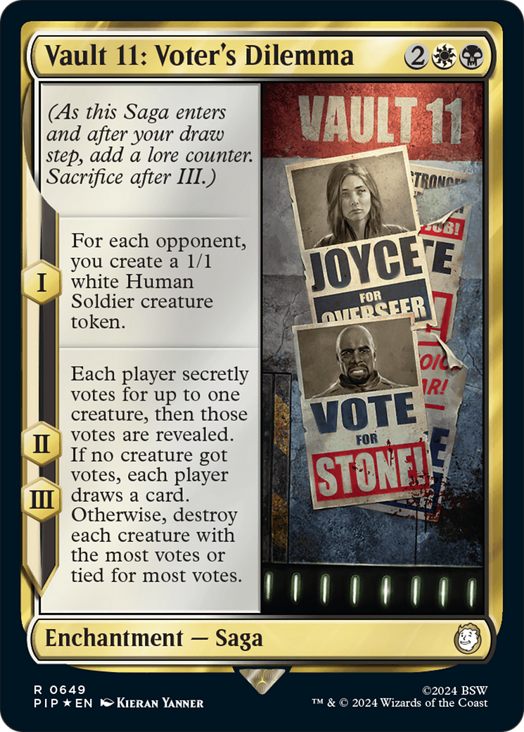 Vault 11: Voter's Dilemna (Surge Foil) [Fallout] | Fandemonia Ltd