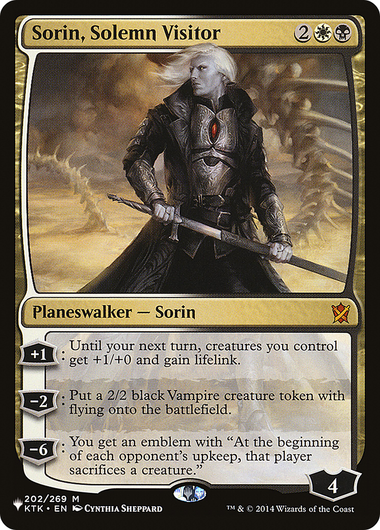 Sorin, Solemn Visitor [The List] | Fandemonia Ltd