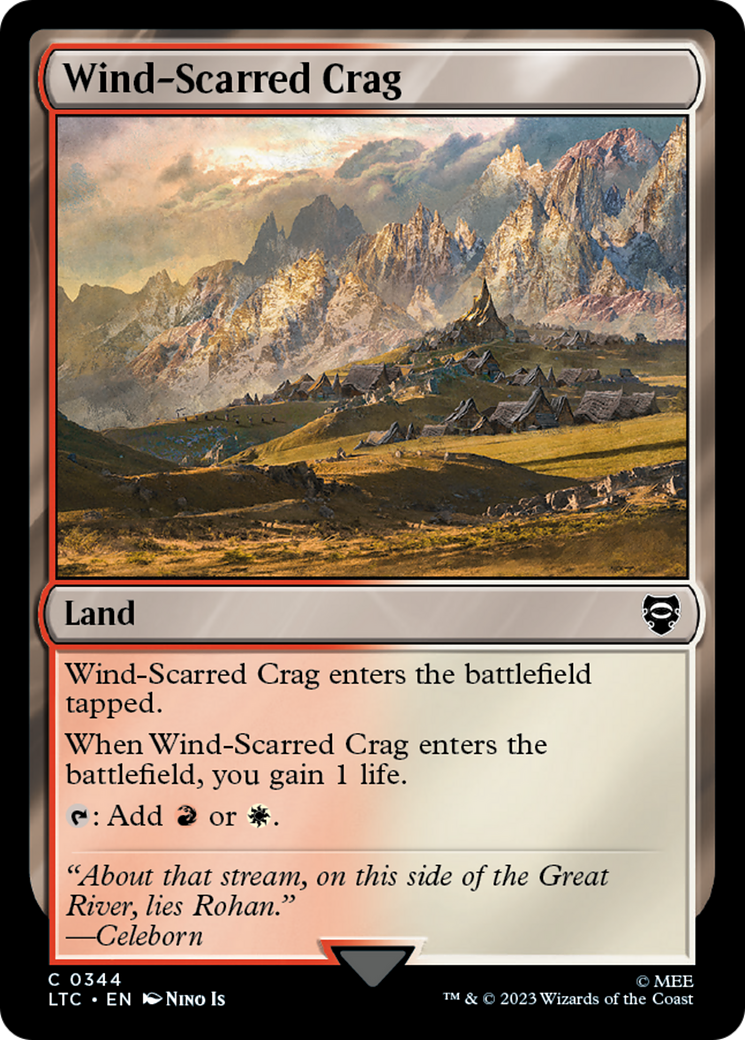 Wind-Scarred Crag [The Lord of the Rings: Tales of Middle-Earth Commander] | Fandemonia Ltd