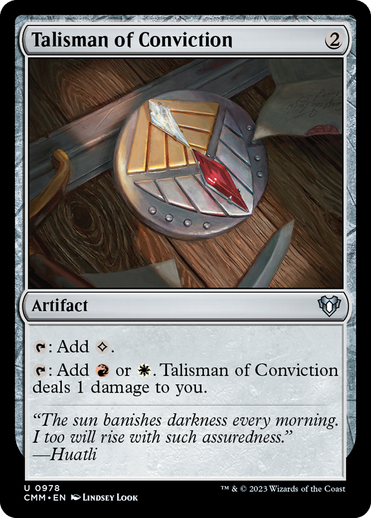 Talisman of Conviction [Commander Masters] | Fandemonia Ltd