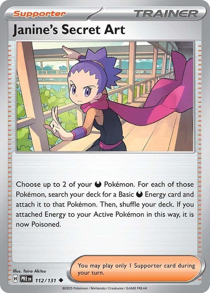 Janine's Secret Art (112/131) [Scarlet & Violet: Prismatic Evolutions] | Fandemonia Ltd