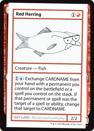 Red Herring (2021 Edition) [Mystery Booster Playtest Cards] | Fandemonia Ltd