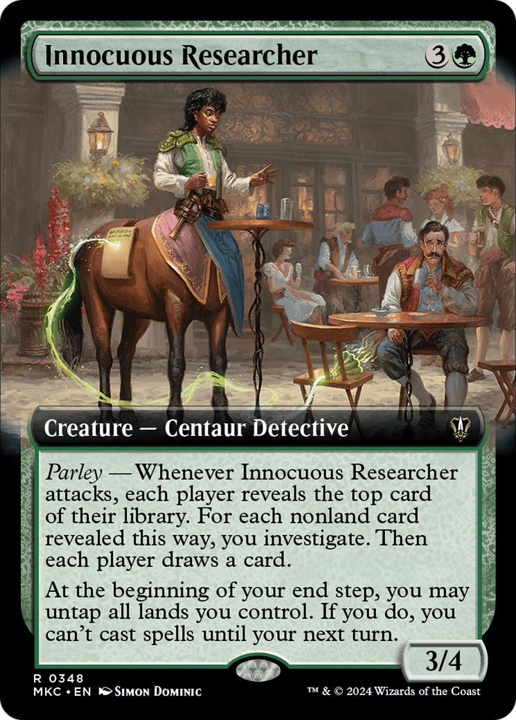 Innocuous Researcher (Extended Art) [Murders at Karlov Manor Commander] | Fandemonia Ltd