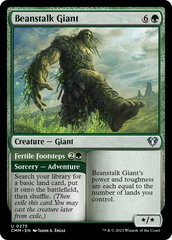 Beanstalk Giant // Fertile Footsteps [Commander Masters] | Fandemonia Ltd