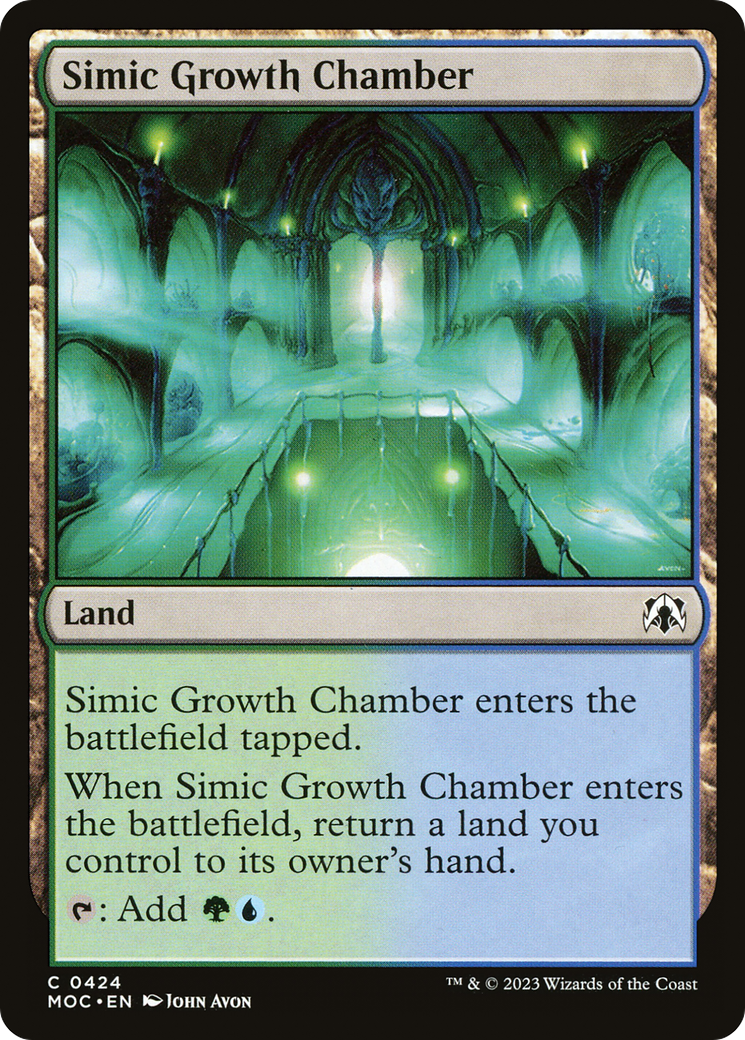 Simic Growth Chamber [March of the Machine Commander] | Fandemonia Ltd