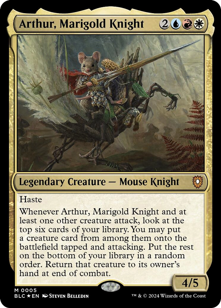 Arthur, Marigold Knight [Bloomburrow Commander] | Fandemonia Ltd