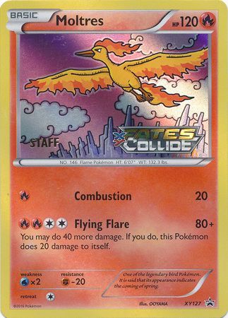 Moltres (XY127) (Staff) [XY: Black Star Promos] | Fandemonia Ltd