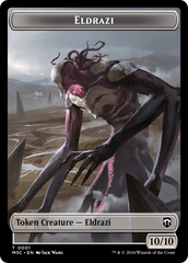 Spirit (Ripple Foil) // Eldrazi Double-Sided Token [Modern Horizons 3 Commander Tokens] | Fandemonia Ltd