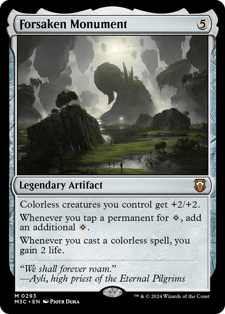 Forsaken Monument (Ripple Foil) [Modern Horizons 3 Commander] | Fandemonia Ltd