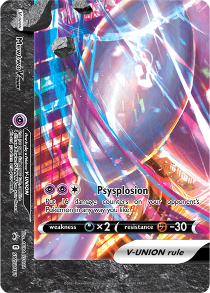 Mewtwo V-Union (SWSH161) [Sword & Shield: Black Star Promos] | Fandemonia Ltd