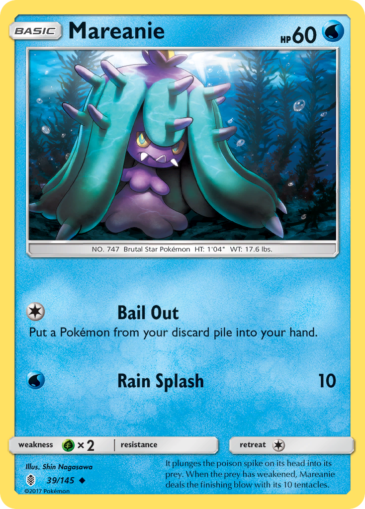 Mareanie (39/145) [Sun & Moon: Guardians Rising] | Fandemonia Ltd