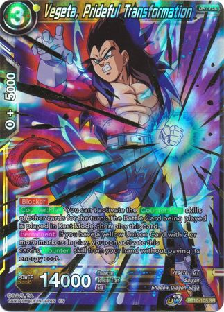 Vegeta, Prideful Transformation (BT10-105) [Rise of the Unison Warrior 2nd Edition] | Fandemonia Ltd