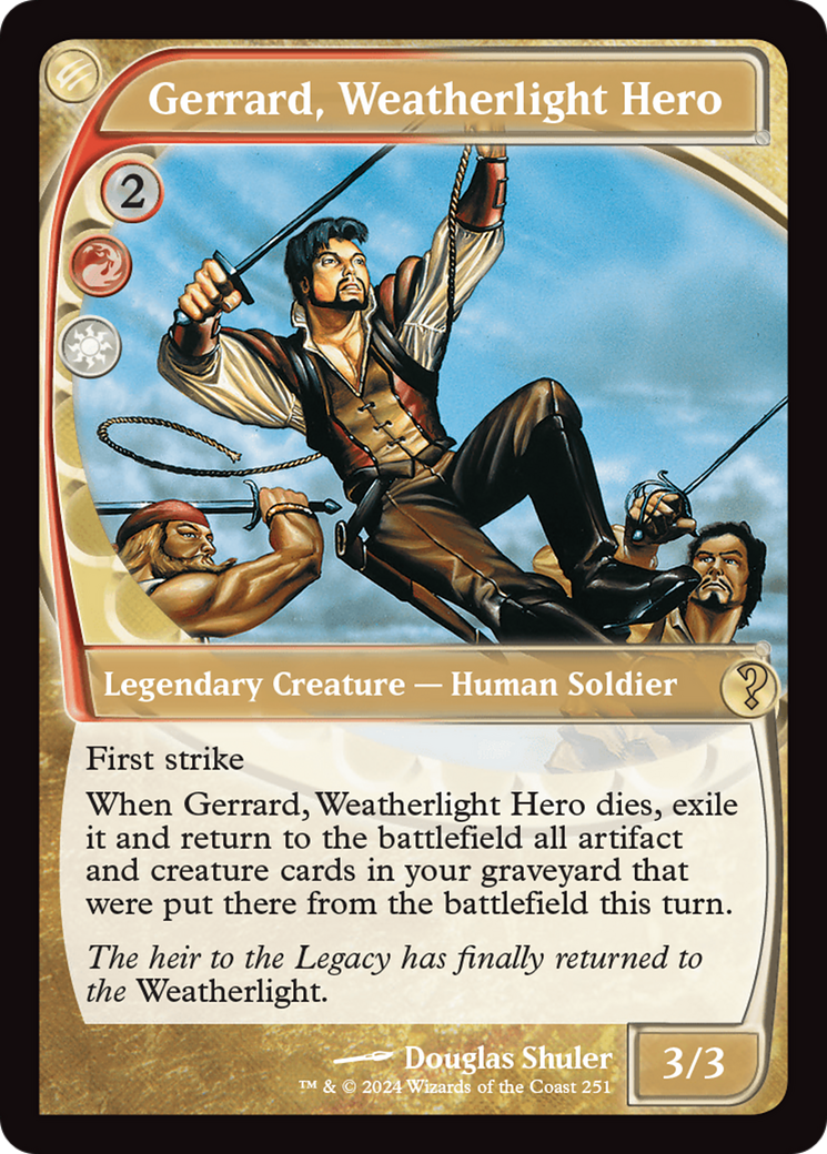 Gerrard, Weatherlight Hero (Future Sight) [Mystery Booster 2] | Fandemonia Ltd