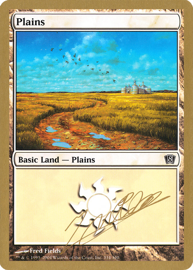 Plains (jn334) (Julien Nuijten) [World Championship Decks 2004] | Fandemonia Ltd