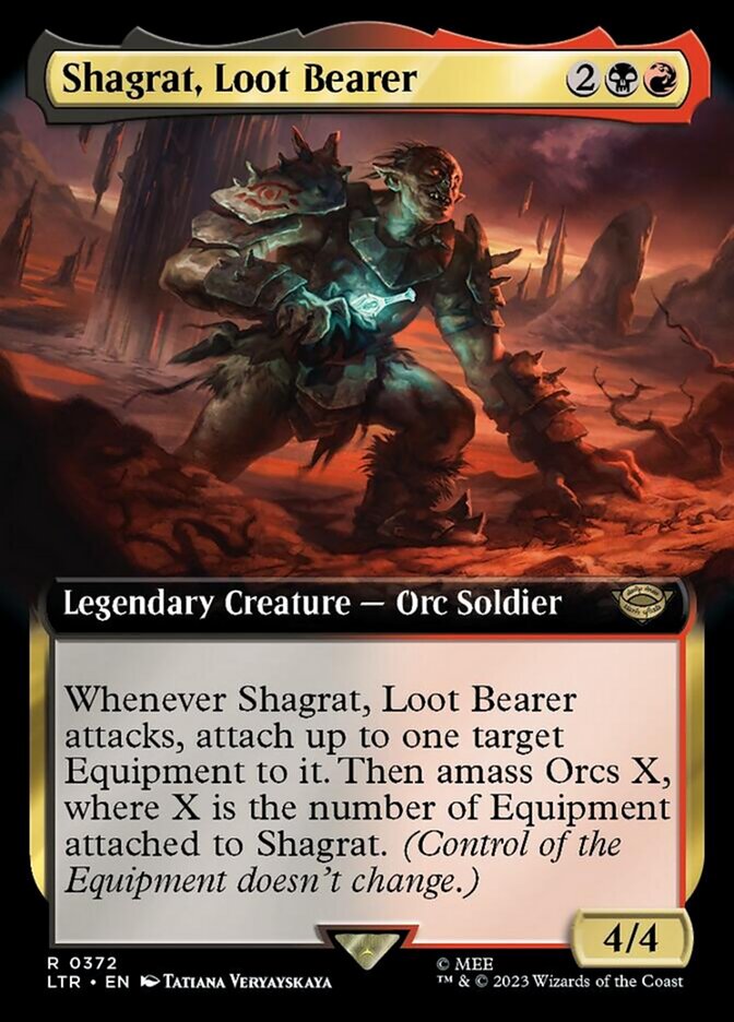 Shagrat, Loot Bearer (Extended Art) [The Lord of the Rings: Tales of Middle-Earth] | Fandemonia Ltd