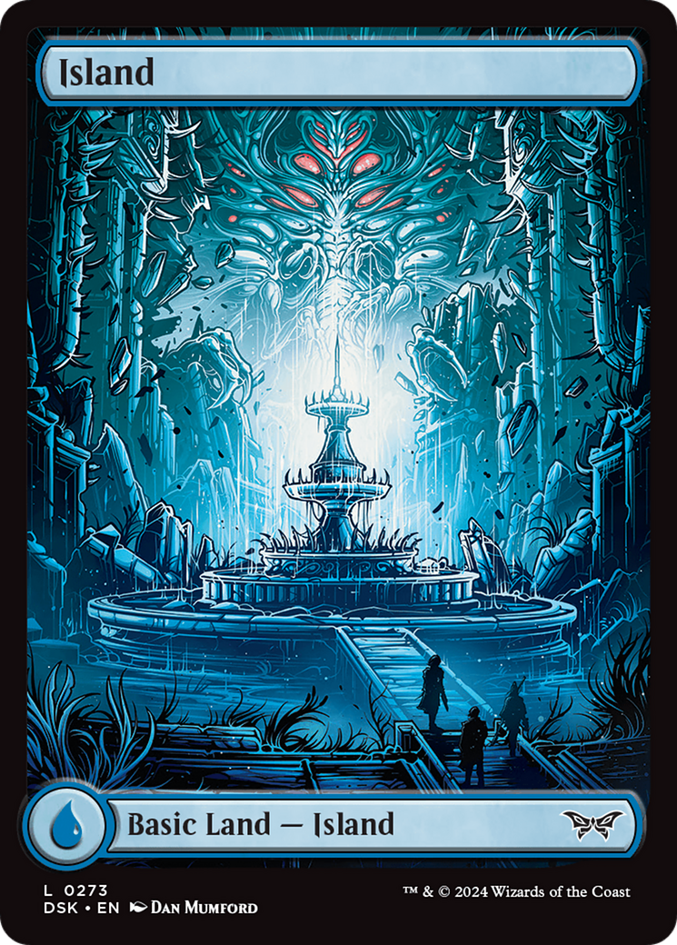 Island (273) - Full Art [Duskmourn: House of Horror] | Fandemonia Ltd