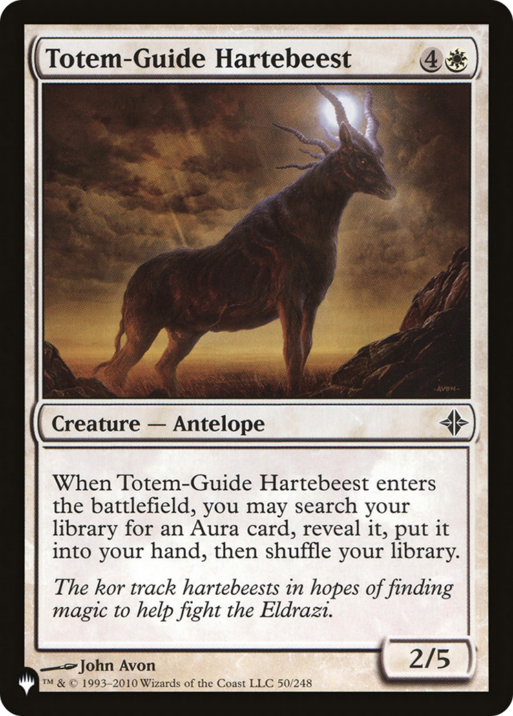 Totem-Guide Hartebeest [The List Reprints] | Fandemonia Ltd