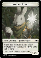 Bat // Intrepid Rabbit Double-Sided Token [Bloomburrow Tokens] | Fandemonia Ltd