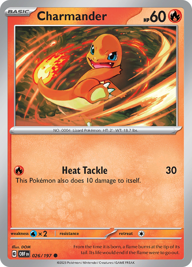 Charmander (026/197) [Scarlet & Violet: Obsidian Flames] | Fandemonia Ltd