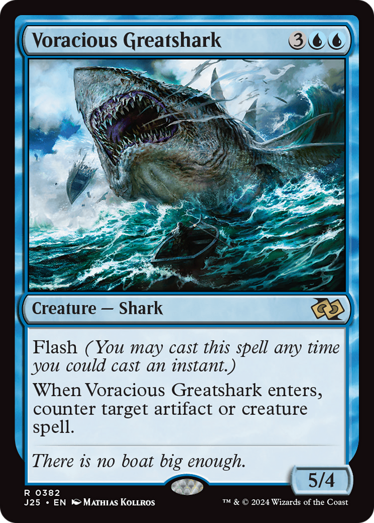 Voracious Greatshark [Foundations Jumpstart] | Fandemonia Ltd