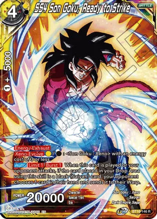 SS4 Son Goku, Ready to Strike (BT16-146) [Realm of the Gods] | Fandemonia Ltd