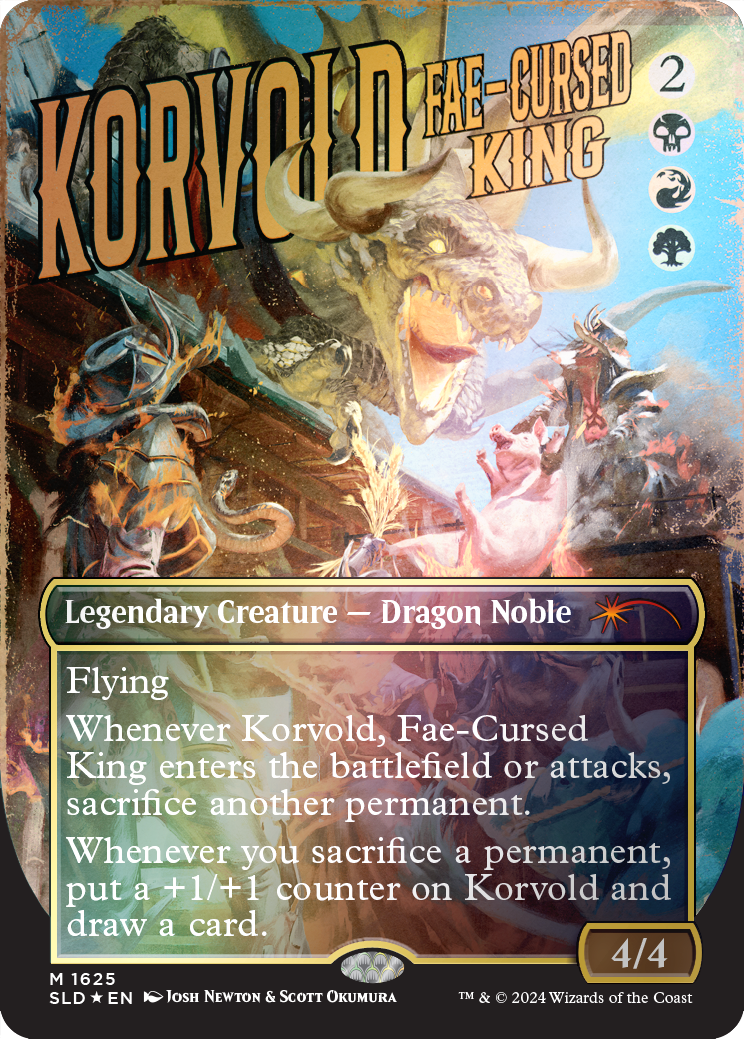 Korvold, Fae-Cursed King (Rainbow Foil) [Secret Lair Drop Series] | Fandemonia Ltd