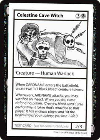 Celestine Cave Witch (2021 Edition) [Mystery Booster Playtest Cards] | Fandemonia Ltd