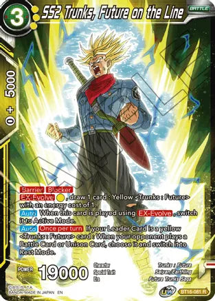 SS2 Trunks, Future on the Line (BT16-081) [Realm of the Gods] | Fandemonia Ltd