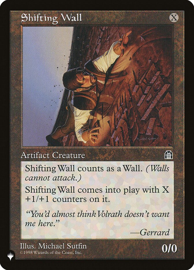 Shifting Wall [The List] | Fandemonia Ltd