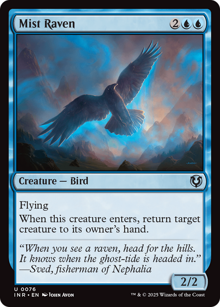 Mist Raven [Innistrad Remastered] | Fandemonia Ltd