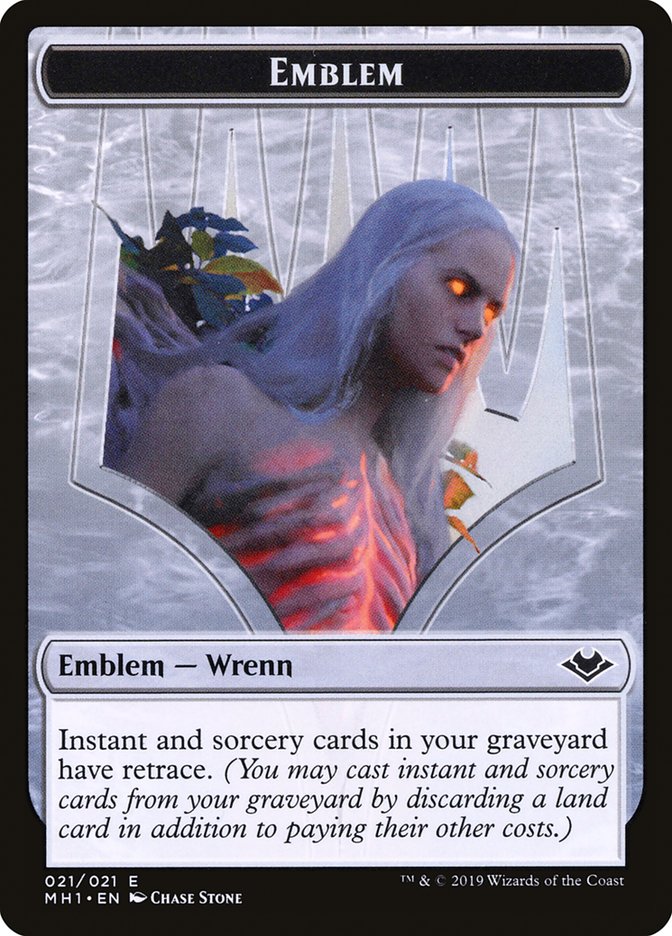 Illusion (005) // Wrenn and Six Emblem (021) Double-Sided Token [Modern Horizons Tokens] | Fandemonia Ltd