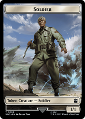 Soldier // Alien Warrior Double-Sided Token [Doctor Who Tokens] | Fandemonia Ltd