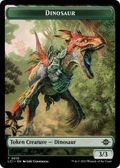 Gnome // Dinosaur (0010) Double-Sided Token [The Lost Caverns of Ixalan Tokens] | Fandemonia Ltd