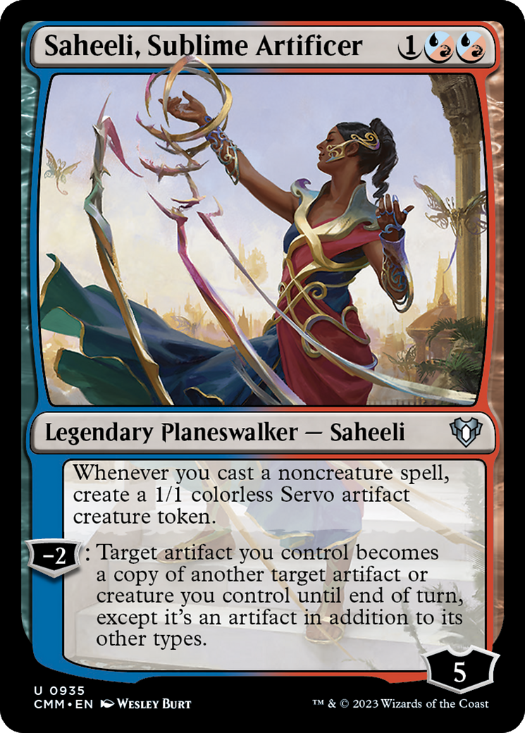 Saheeli, Sublime Artificer [Commander Masters] | Fandemonia Ltd