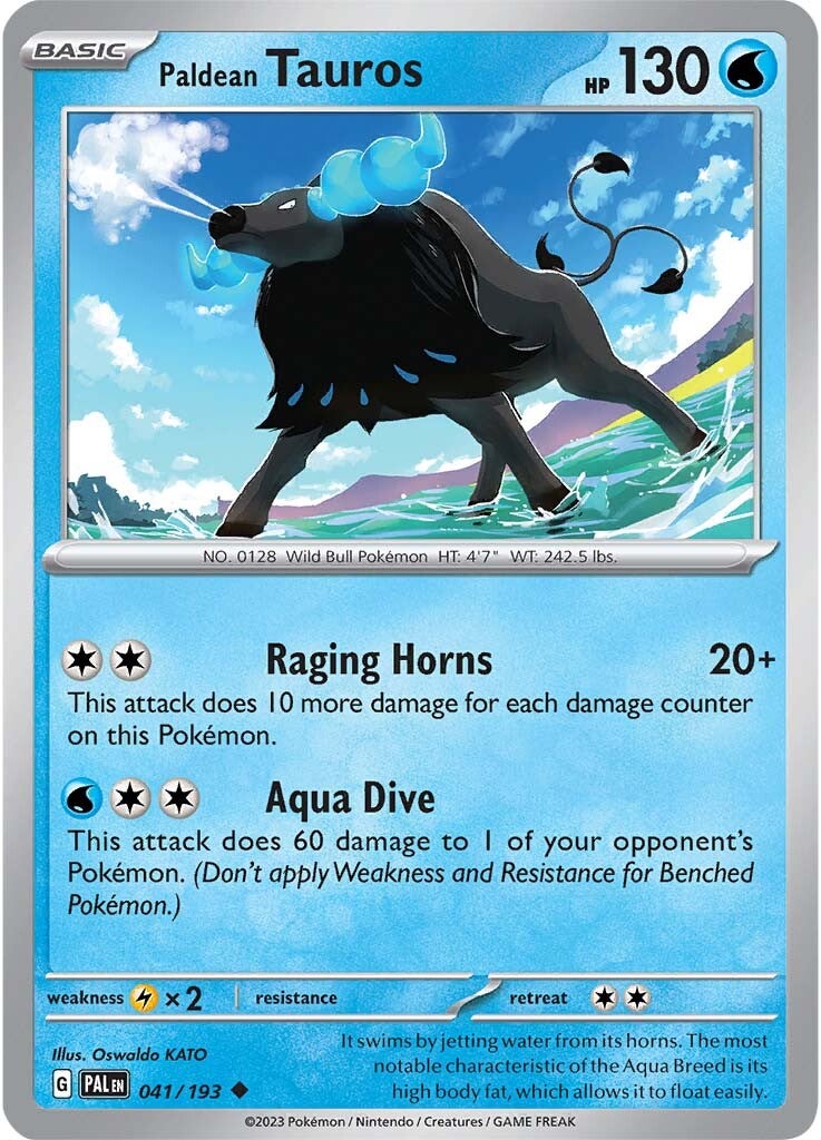 Paldean Tauros (041/193) [Scarlet & Violet: Paldea Evolved] | Fandemonia Ltd