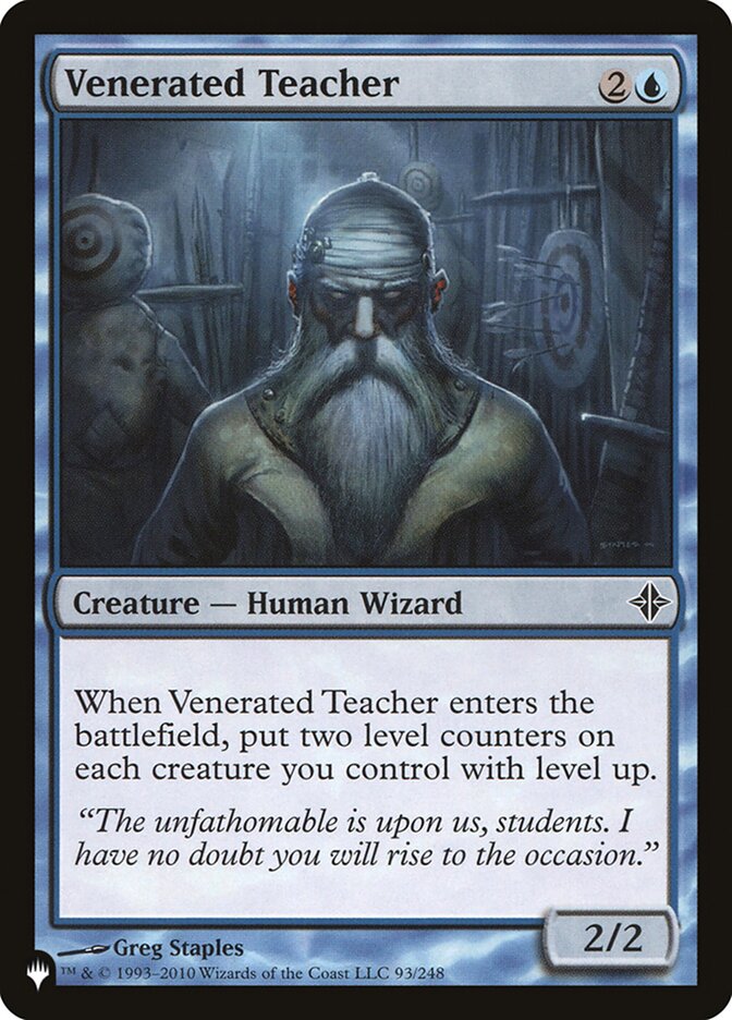 Venerated Teacher [The List] | Fandemonia Ltd