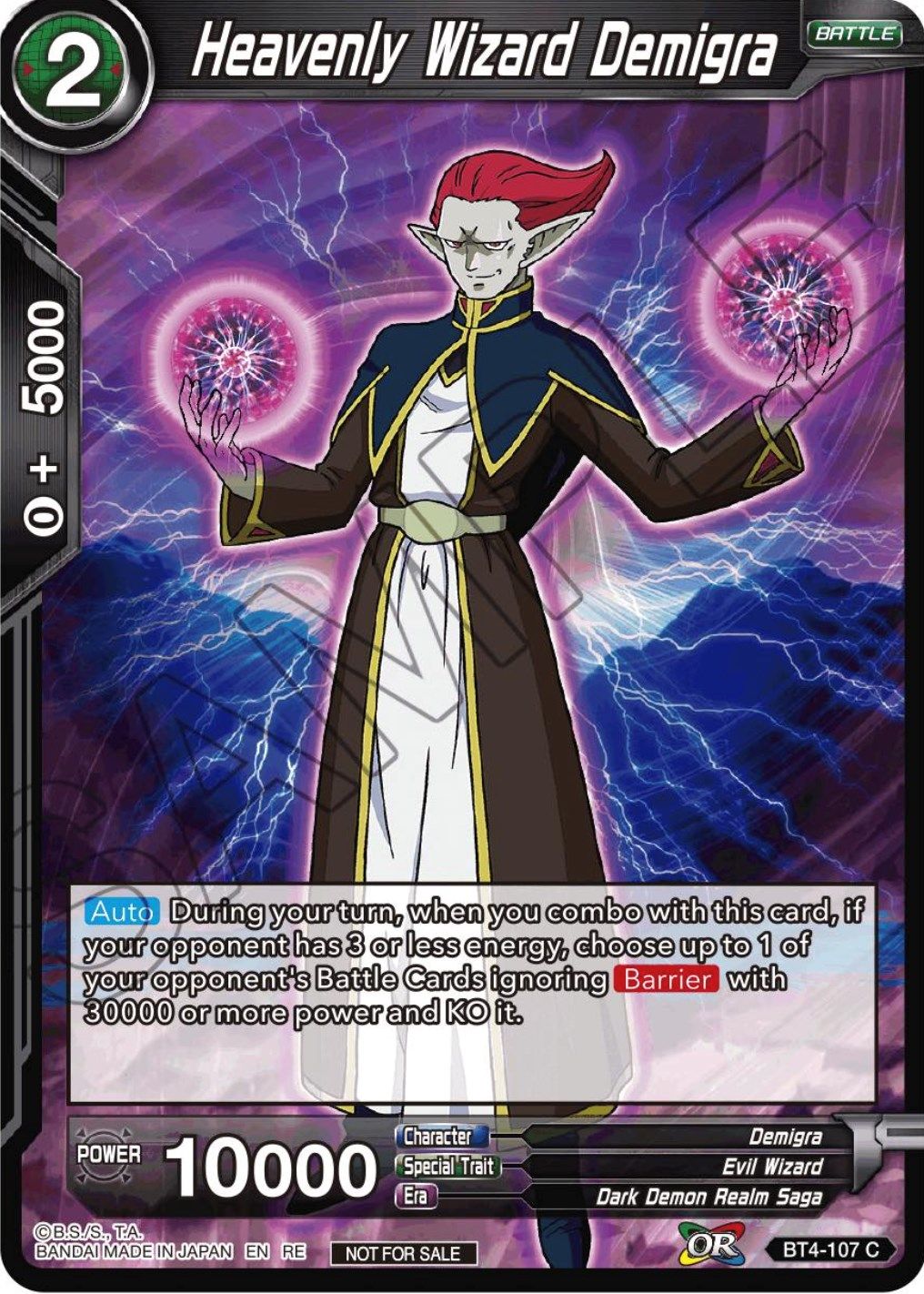 Heavenly Wizard Demigra (Championship Selection Pack 2023 Vol.1) (BT4-107) [Tournament Promotion Cards] | Fandemonia Ltd