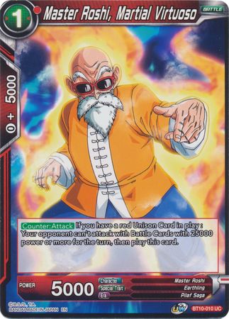 Master Roshi, Martial Virtuoso (BT10-010) [Rise of the Unison Warrior 2nd Edition] | Fandemonia Ltd