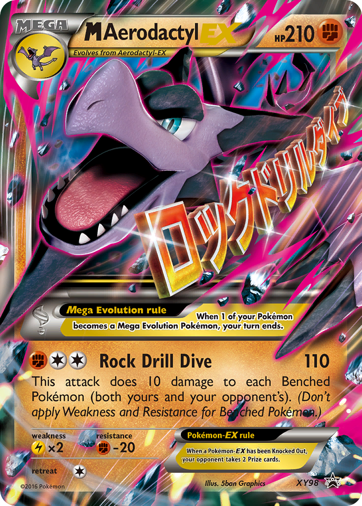 M Aerodactyl EX (XY98) [XY: Black Star Promos] | Fandemonia Ltd