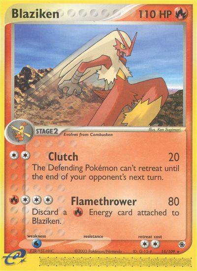 Blaziken (15/109) [EX: Ruby & Sapphire] | Fandemonia Ltd