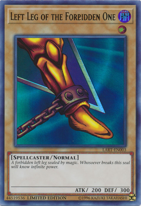 Left Leg of the Forbidden One [LART-EN003] Ultra Rare | Fandemonia Ltd