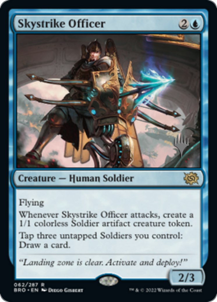 Skystrike Officer (Promo Pack) [The Brothers' War Promos] | Fandemonia Ltd