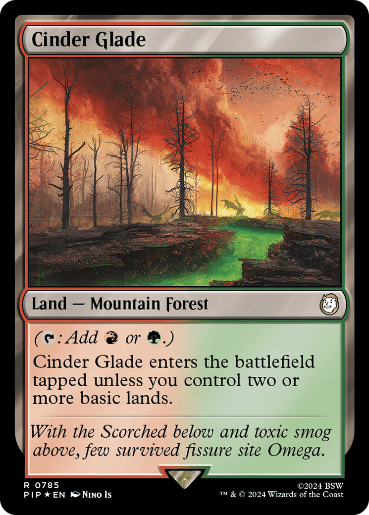 Cinder Glade (Surge Foil) [Fallout] | Fandemonia Ltd