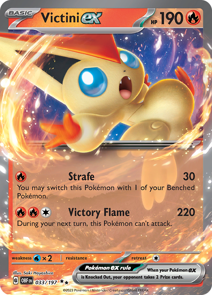 Victini ex (033/197) [Scarlet & Violet: Obsidian Flames] | Fandemonia Ltd