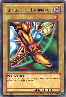 Left Leg of the Forbidden One [RP01-EN018] Rare | Fandemonia Ltd