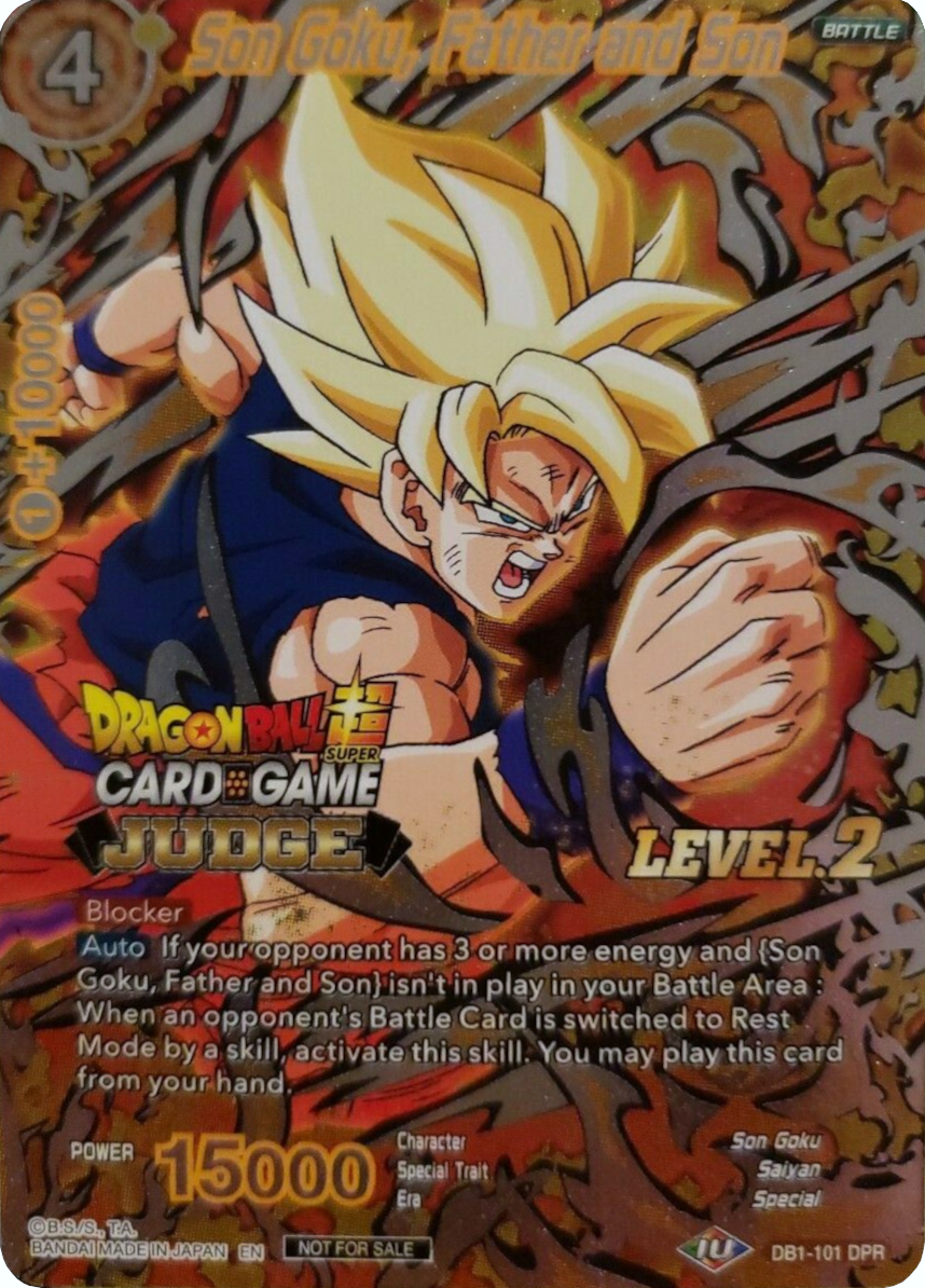 Son Goku, Father and Son (Level 2) (DB1-101) [Promotion Cards] | Fandemonia Ltd