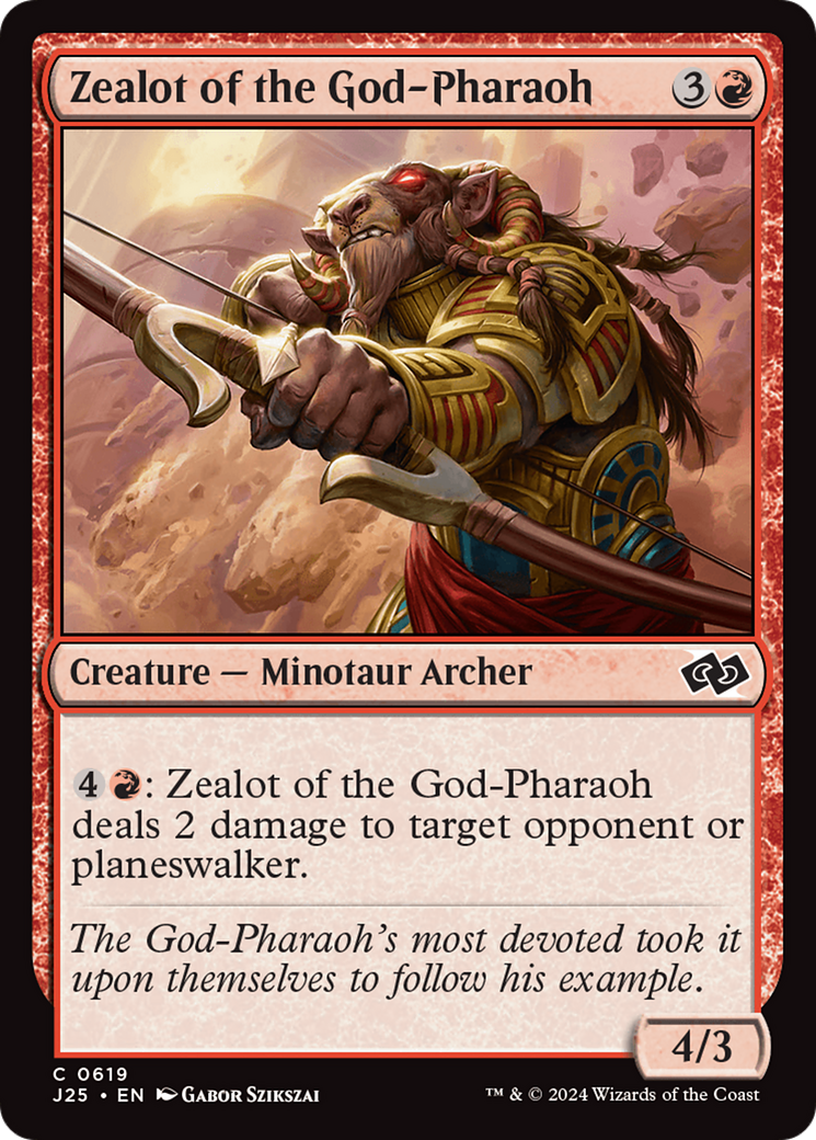 Zealot of the God-Pharaoh [Foundations Jumpstart] | Fandemonia Ltd