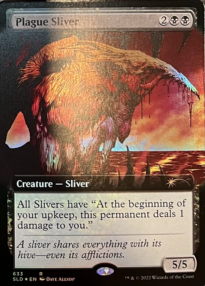 Plague Sliver (Extended Art) [Secret Lair Drop Promos] | Fandemonia Ltd