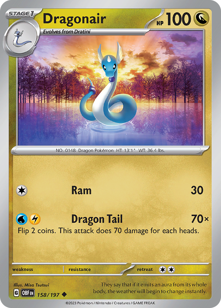 Dragonair (158/197) [Scarlet & Violet: Obsidian Flames] | Fandemonia Ltd