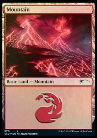 Mountain (Lightning) (570) [Secret Lair Drop Promos] | Fandemonia Ltd